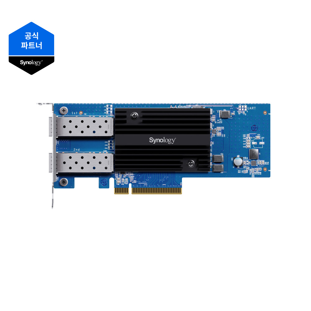 Synology(시놀로지) 정품 E25G30-F2 2포트 25GBE SFP+ 네트워크 어댑터 카드 670,000원