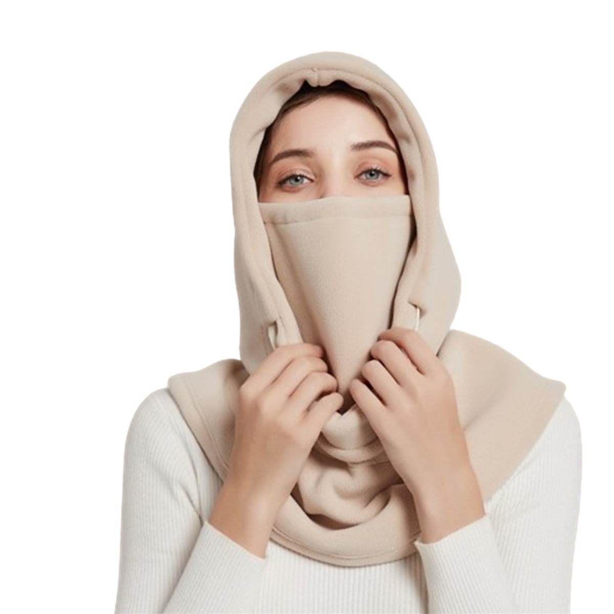 런디 캐시미어 넥워머 바라클라바, 베이지 11,800원