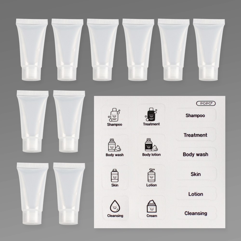 포포라운지 튜브용기 여행용 공병 화장품 소분 샘플 용기 9,000원