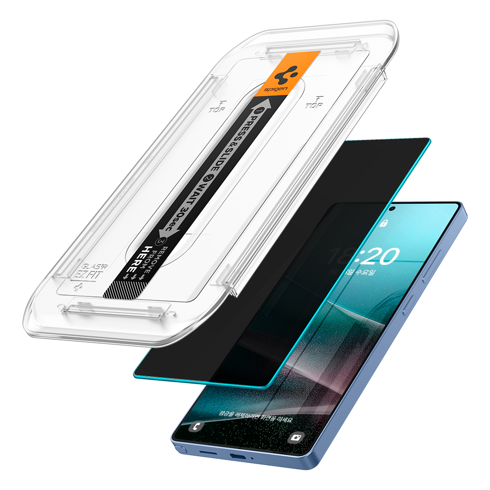 슈피겐 강화유리 tREZ핏 프라이버시 사생활 휴대폰 액정보호필름 2p 세트 AGL09869, 1세트 28,600원