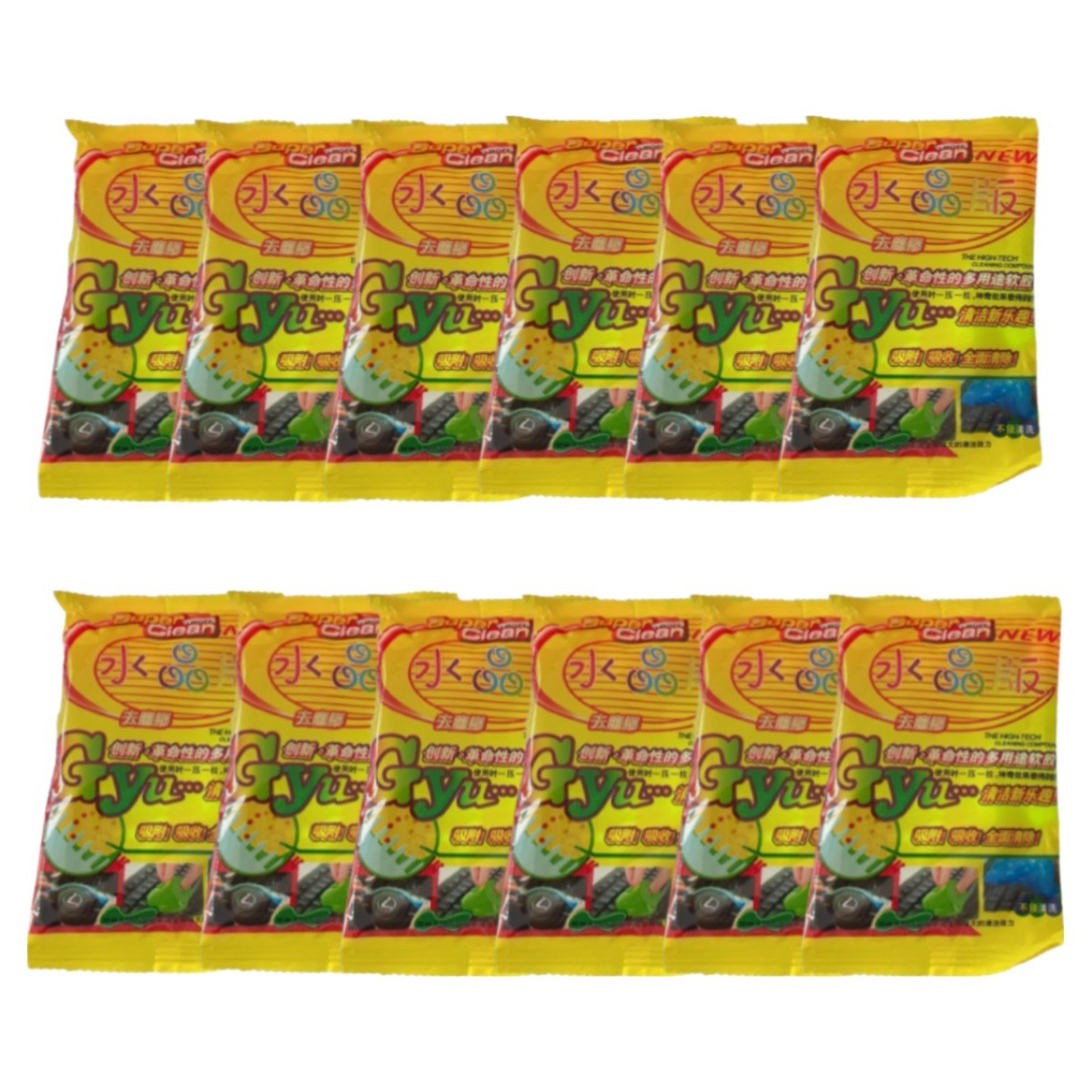 키보드 마우스 차량 창틀 틈새 실내 먼지 청소 젤리 슬라임 다용도 끈끈이 대용량 7,400원