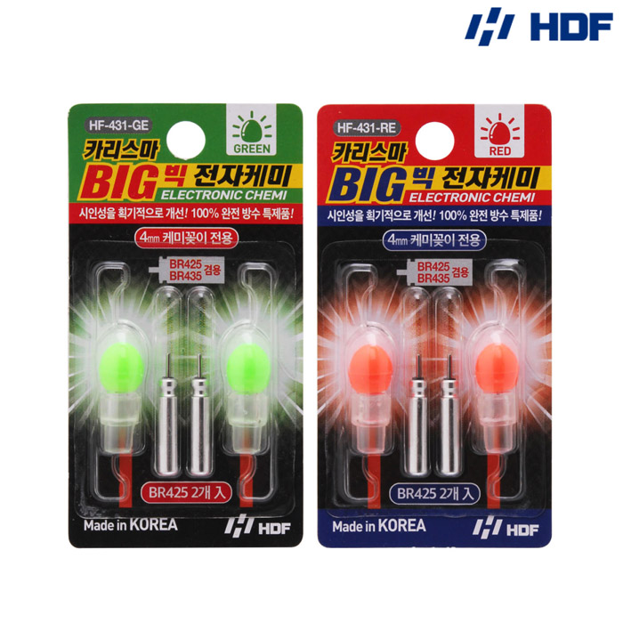 해동 빅 전자케미 4mm HF-431 바다 막대찌 낚시 4,500원