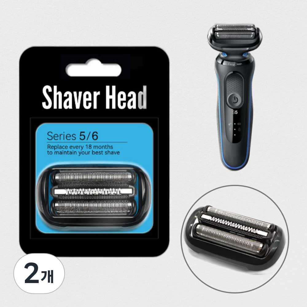 브라운 NEW 6 시리즈 면도 날망 호환용, 53B/54B, 2개 25,700원