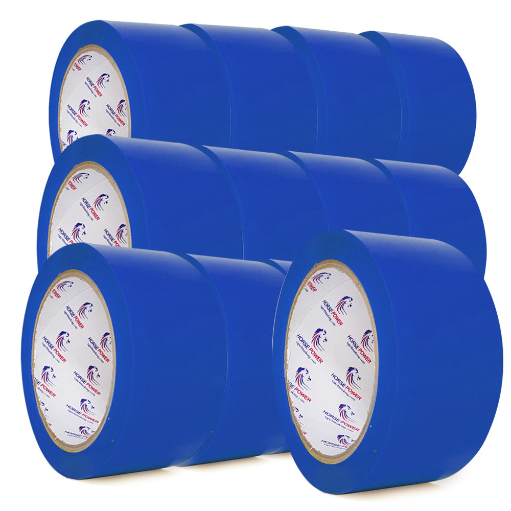 홀스파워 컬러 박스테이프 중포장 opp색깔 40M (12개입), OPP파랑, 1세트 13,900원