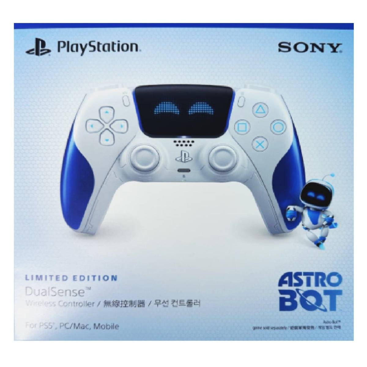 PS5 아스트로봇 조이풀 리미티드 에디션  듀얼센스 무선 컨트롤러 정식발매 새상품 168,060원