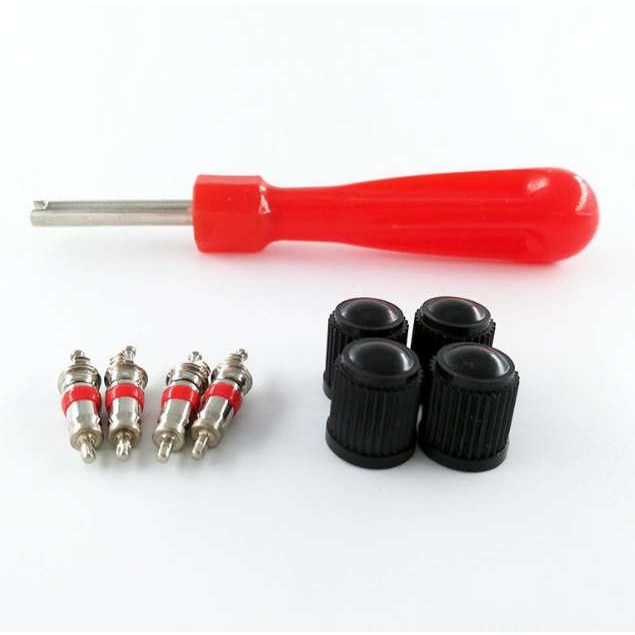 자동차 타이어 수리세트 표준 밸브코어 밸브캡 스크류 드라이버 1,940원