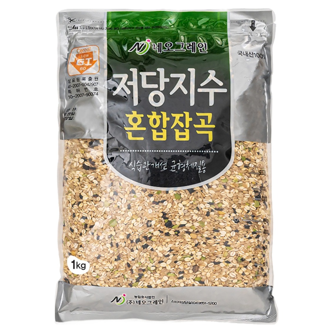 네오그레인 저당지수 혼합잡곡 식습관개선 균형체질용, 1kg, 1개 10,800원
