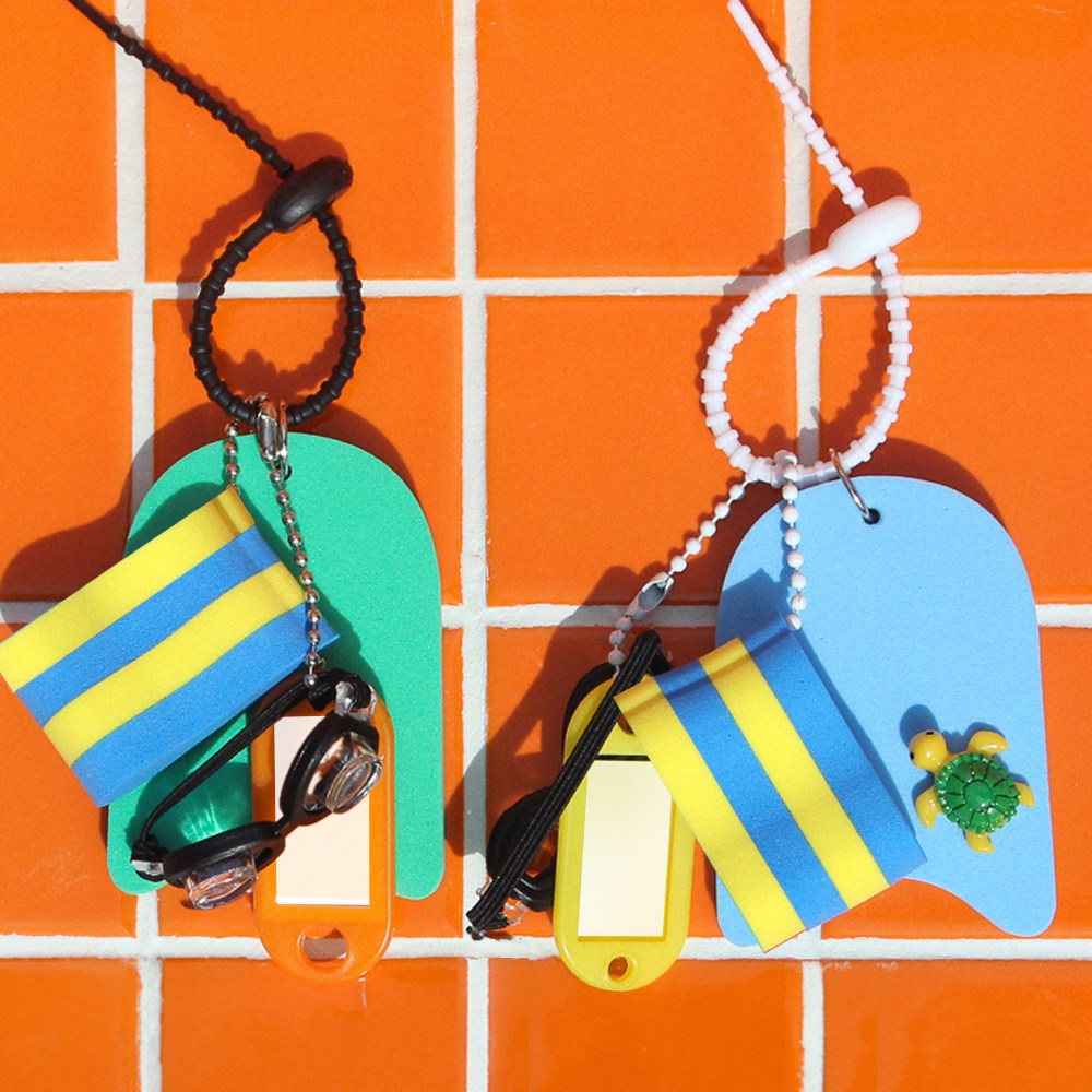 AUM 스윔버디 수영키링 킥판 풀부이 열쇠고리 9,600원