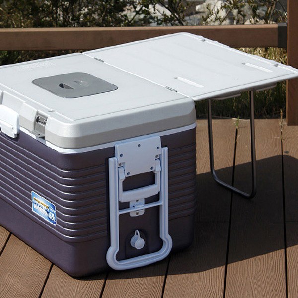 코스모스 낚시 레저 캠핑 보냉 대형 낚시 여행 쿨러 아이스박스박스 테이블 바퀴형 68L 159,000원