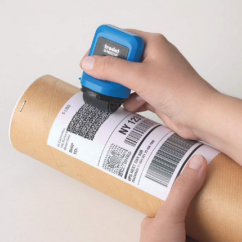 Trodat 정보보안스탬프 개인정보 유출방지 롤러 송장 주소, 영수증 폐기, 1개, 리필잉크 포함 세트 16,100원