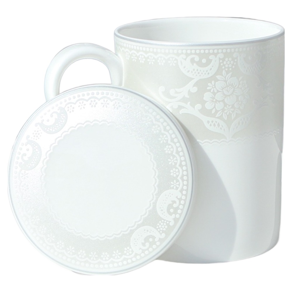 한국도자기 레이스 1인 뚜껑 + 머그컵 300ml 세트 21,470원