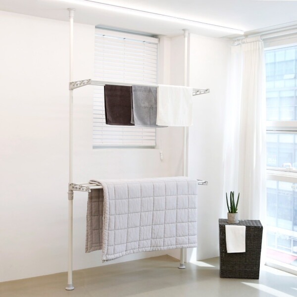 [홈앤하우스] 클린 폭조절 2단 베란다[빨래건조대] 44,060원