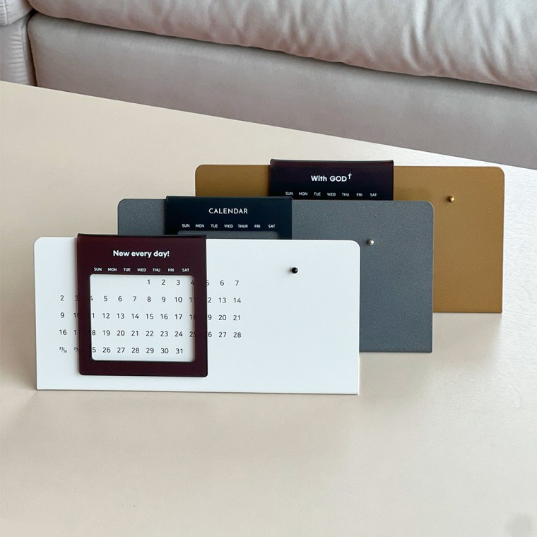 고급 철제 만년달력 판촉 연말 연시 선물 38,990원