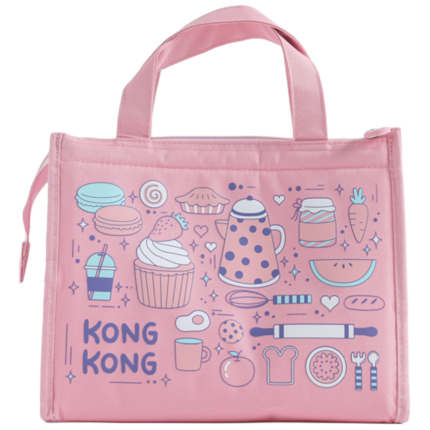 콩콩도시락 보냉백, 베이비핑크 27,000원