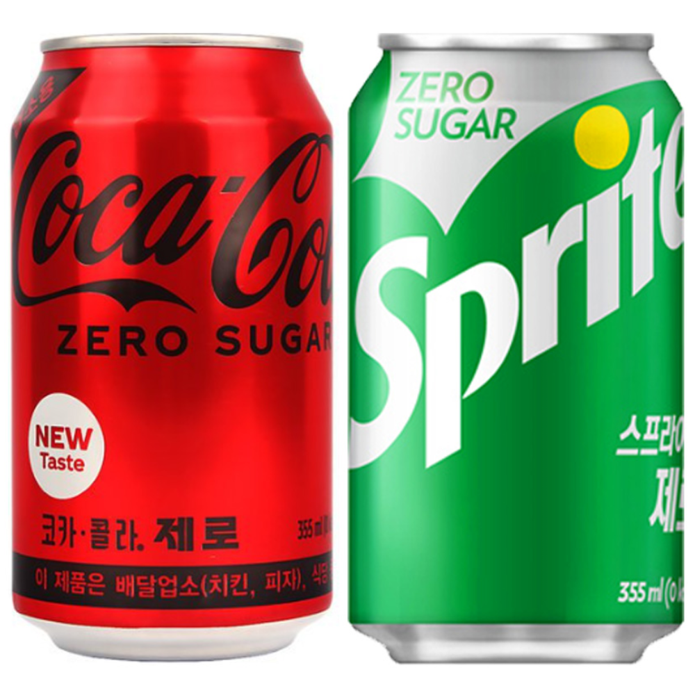 코카콜라 제로 업소용 355ml 12입+스프라이트 제로 업소용 355ml 12입 22,200원