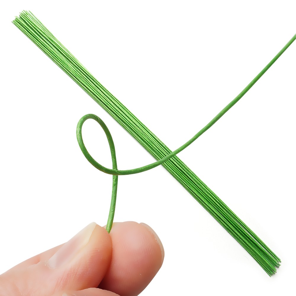 로모주 지철사 꽃공예 꽃꽂이 꽃철사 두께 1.3mm, 30개 4,500원