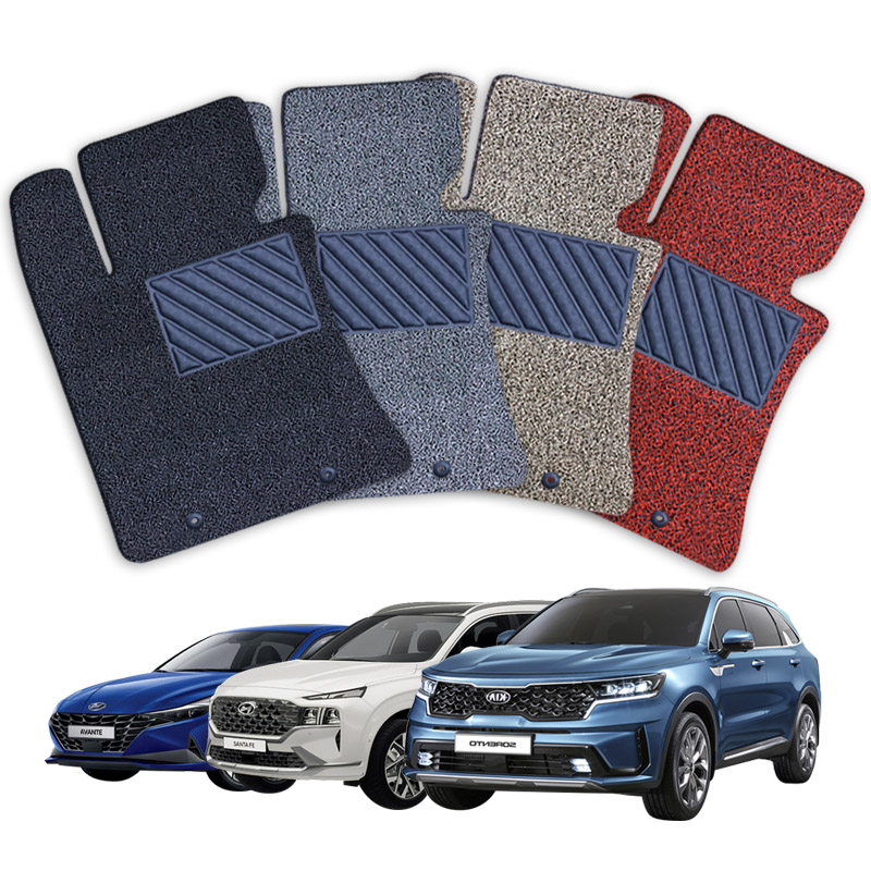 예스카 운전석 조수석 확장형 코일매트 카매트 발판, 코란도C(11년2월~19년2월) - 1열, 쌍용자동차 28,000원