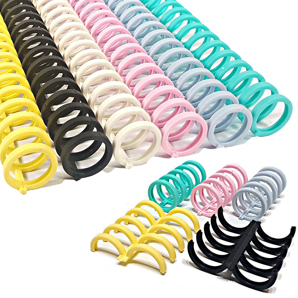 루즈링 바인더링 제본링 5공 30공 10mm 12mm 14mm 16mm, 하양, 14mm 80원