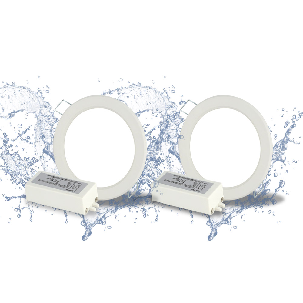 방습 매입등 안정기 5인치 12W DC타입 매립등 다운라이트, 주광색, 2개 14,300원