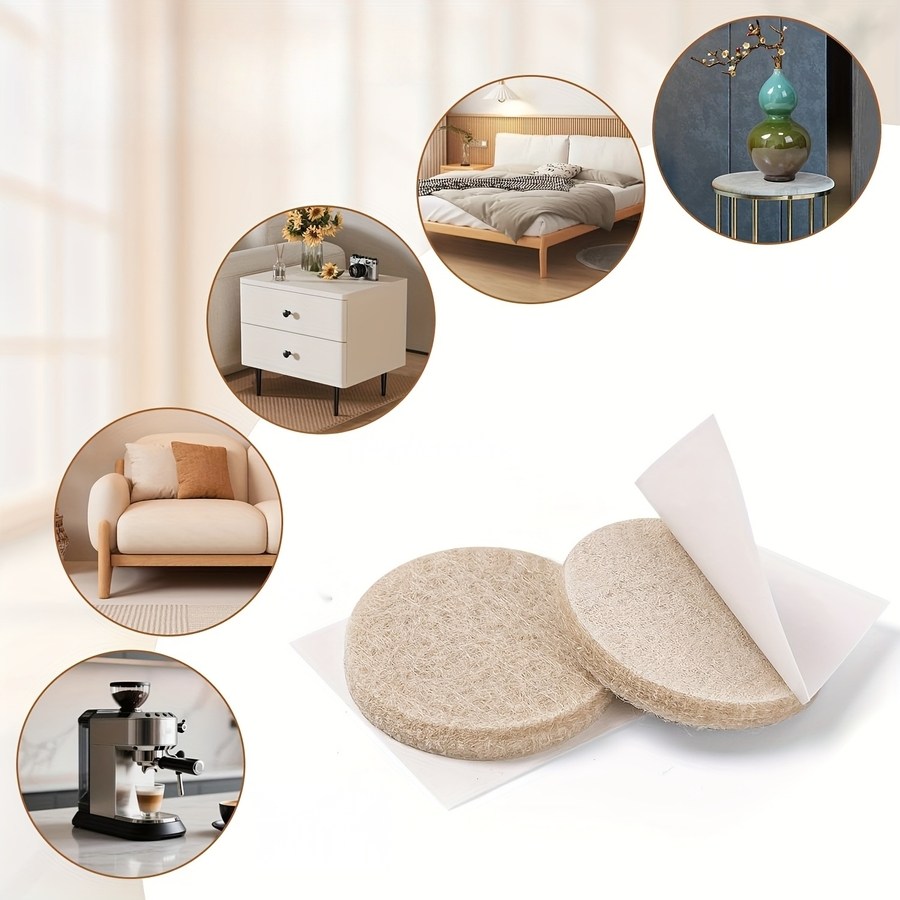 지구별 가구 소음 미끄럼 방지 패드 의자 다리 보호 펠트 스티커 1+1 세트 (소형 사이즈 서비스 증정) 25,500원