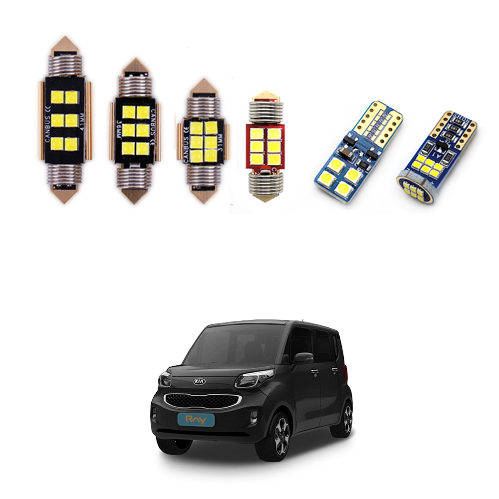 차종별 LED 실내외 벌브킷 화이트 2,990원