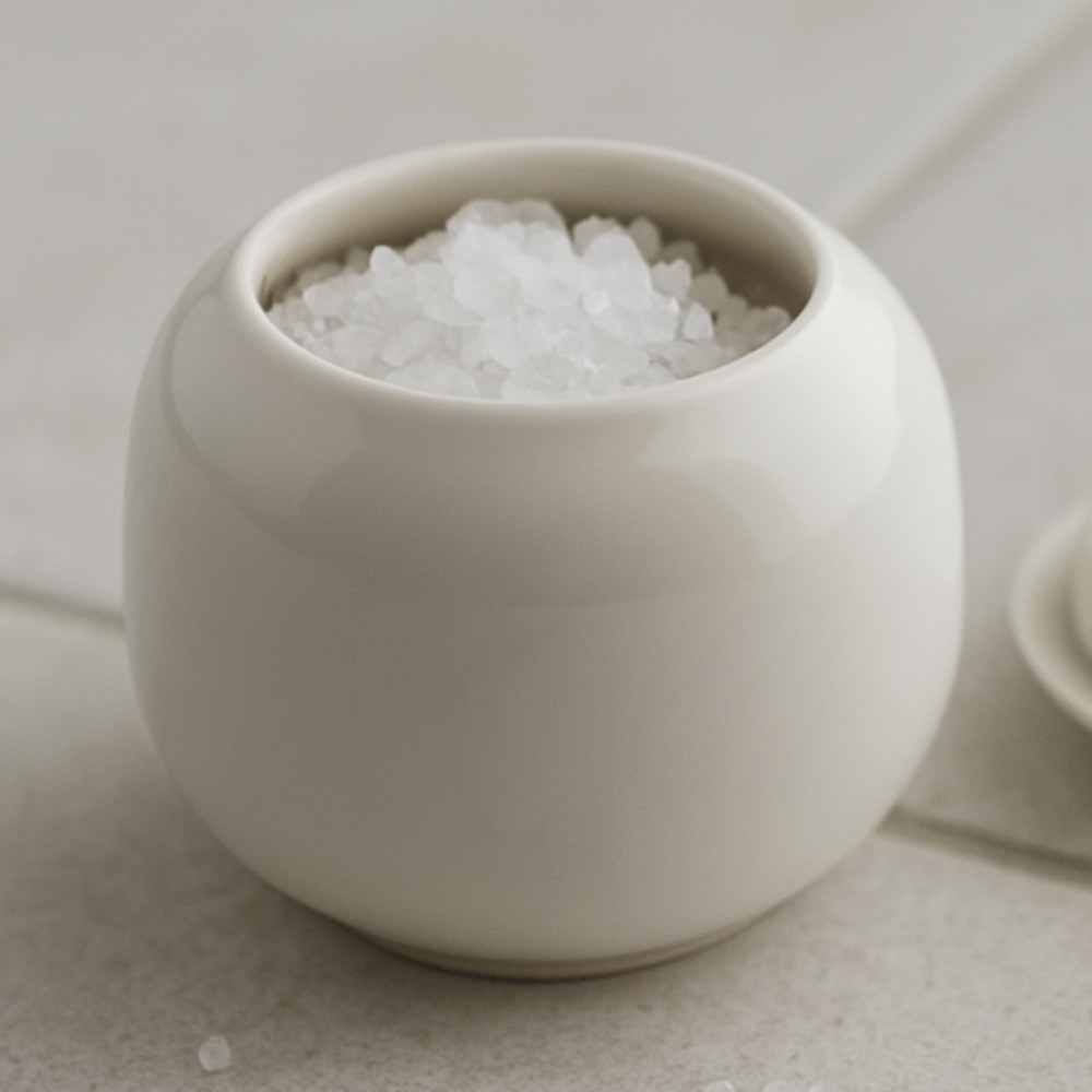 리코아 현관 소금단지 재물운 항아리, 화이트 12,000원