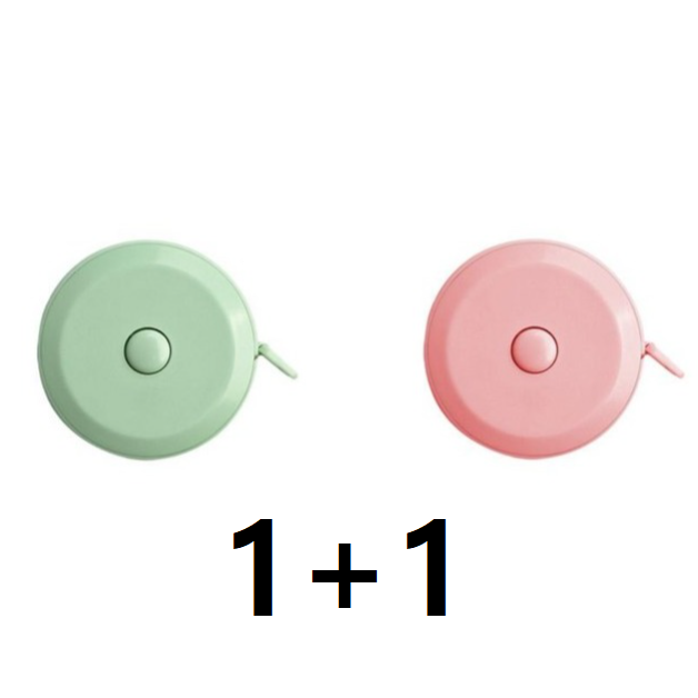 헬퍼샵 휴대용 마카롱 줄자 민트+핑크 인기색상 1+1 (150cm), 2개 4,510원