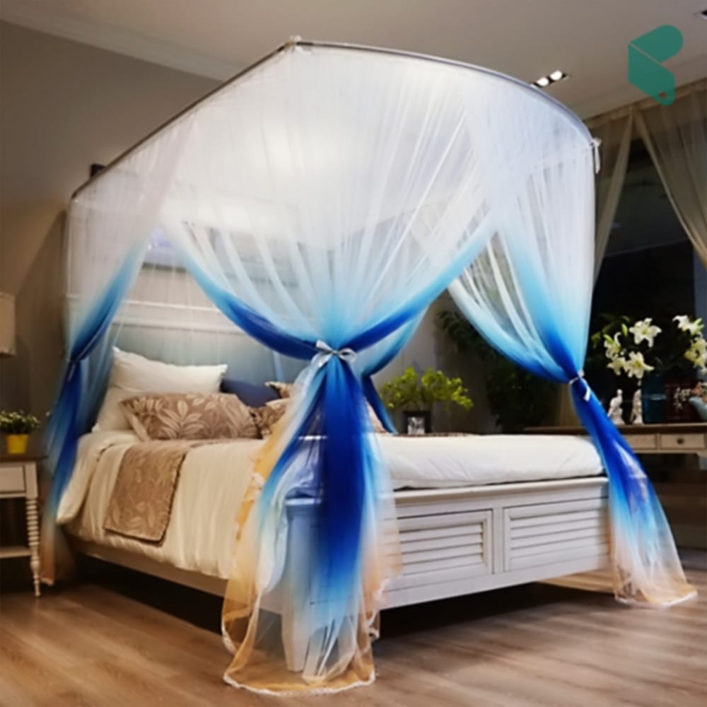 침대모기장 그라데이션 U자 120x200cm 지퍼형 리빙피스 커머스픽301 92,600원