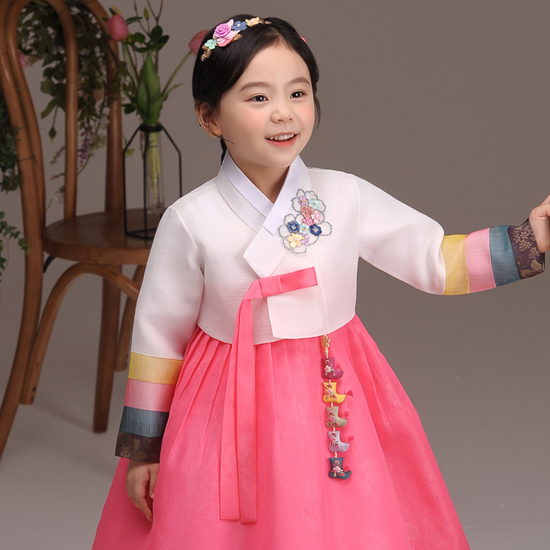 더예한복 351 나리앵두 여아한복 42,900원