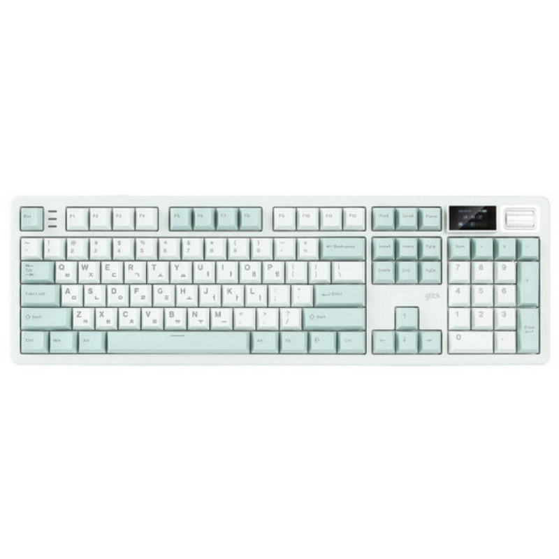 지클릭커 파도프로젝트 WK107 제주스위치 8K 풀윤활 무선 블루투스 기계식 키보드 그린라이트 79,800원