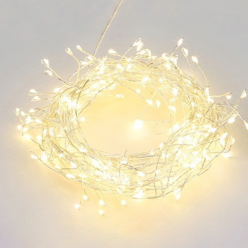 LED 트리전구 와이어 50구 투명선 점멸 건전지타입 크리스마스 트리조명 줄조명 지네전구, 1개 3,400원