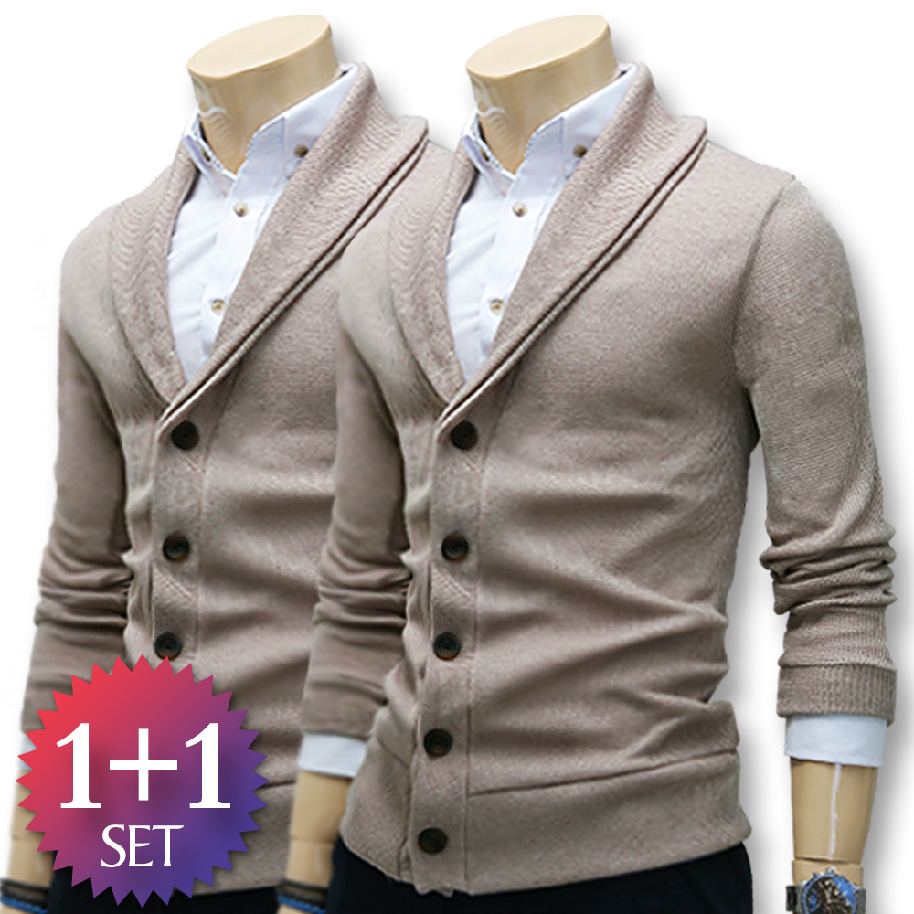 블루포스 슈케리 가디건 1+1 세트 남자 니트 겨울 자켓 남성 점퍼 아우터 53,400원