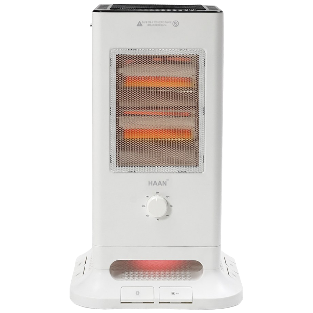 [26년형] 프리미엄 한경희 스텔라웨이 오방향난로 무드등 발터치 가정용 사무실 전기히터 안전가드 H4000, 화이트 119,900원