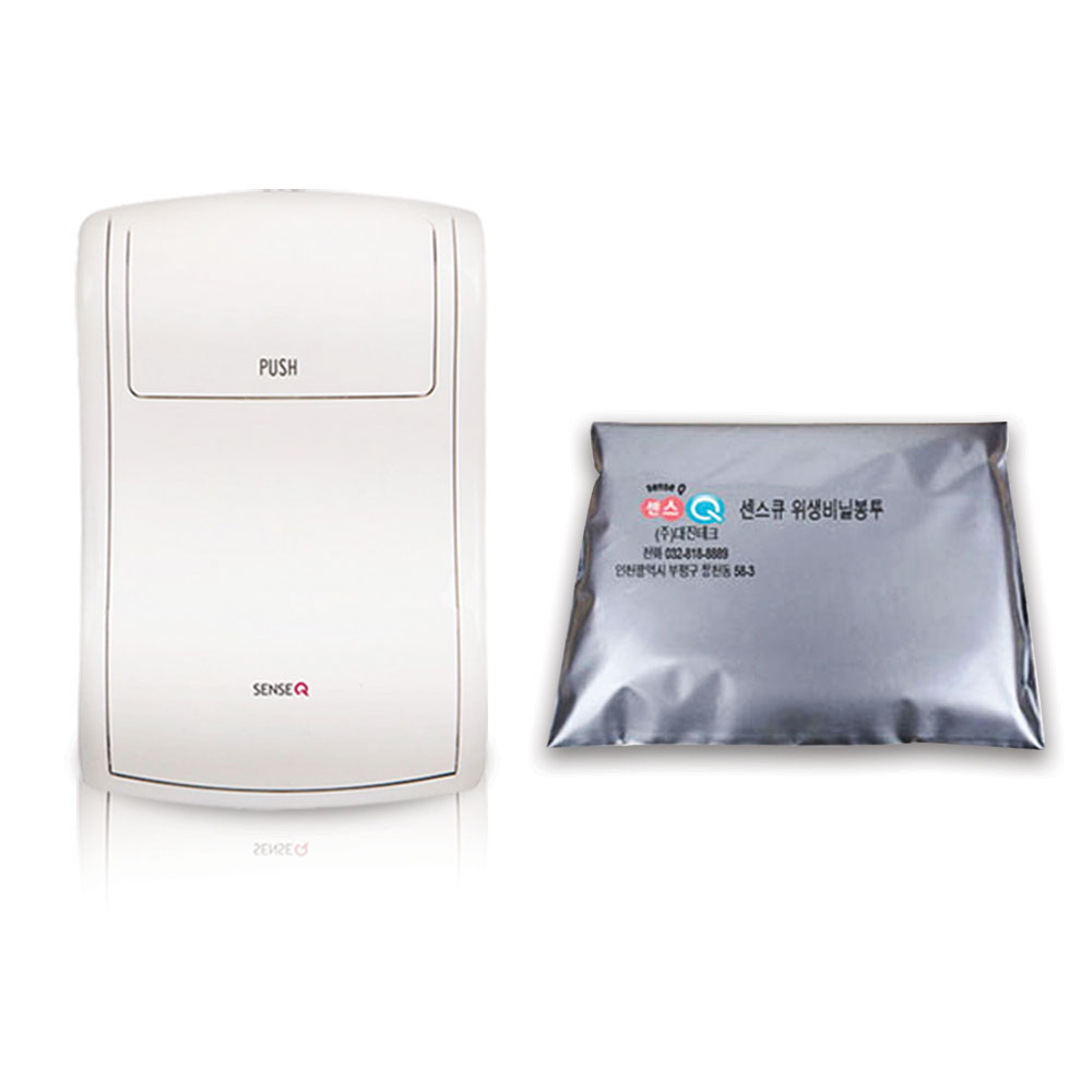 센스큐 에어 미니3L 벽걸이 휴지통 + 리필봉투300매 28,500원