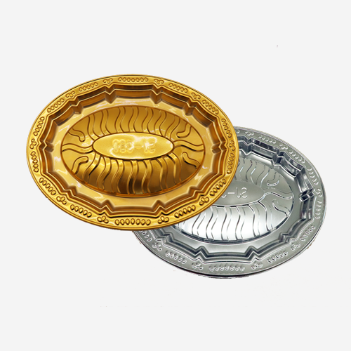 고급 PET 트레이 380호(금색/은색) 회 수산 정육 일회용 포장 배달용기, 100개, 1개 46,900원