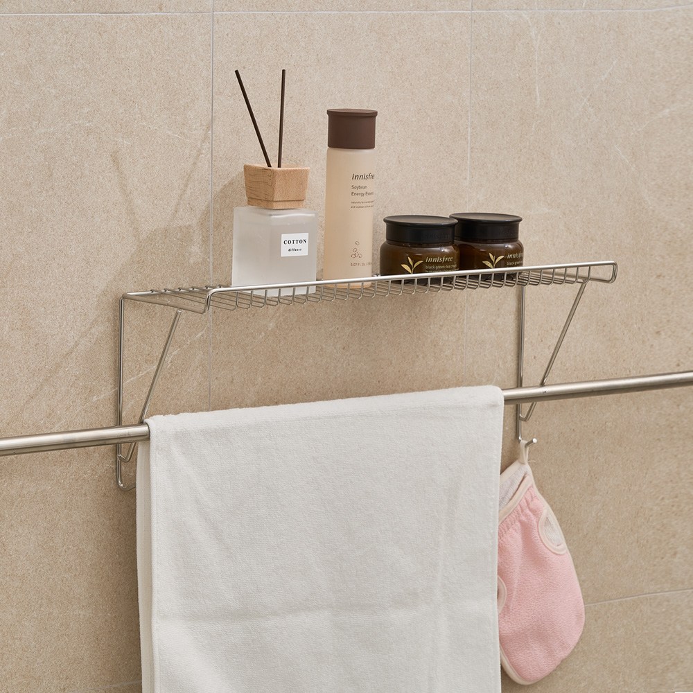 국내생산 에이치제이 무타공 수건걸이 선반 거치대 (소) 19,900원