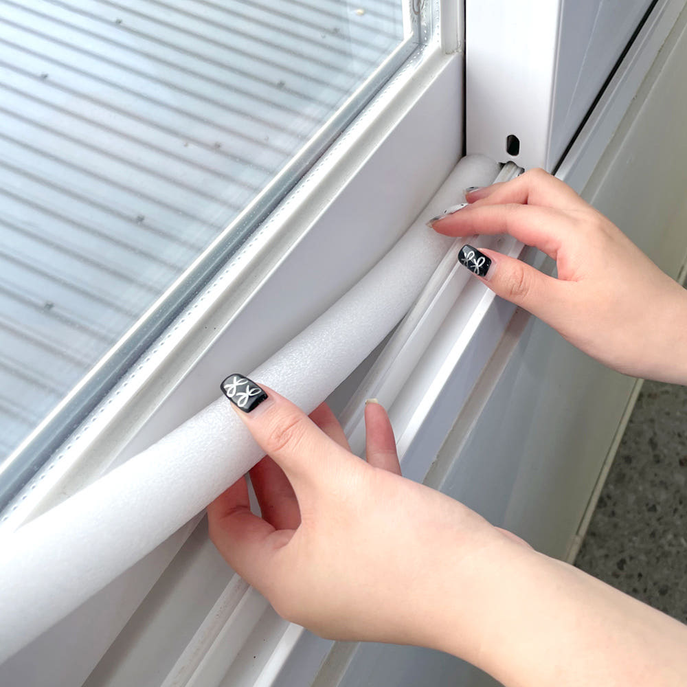 이지웨이건축자재 원형 백업제 방풍 보온 창문 틈막이 가래떡 스펀지 창틀 틈새 바람막이 5mm 50cm 510원