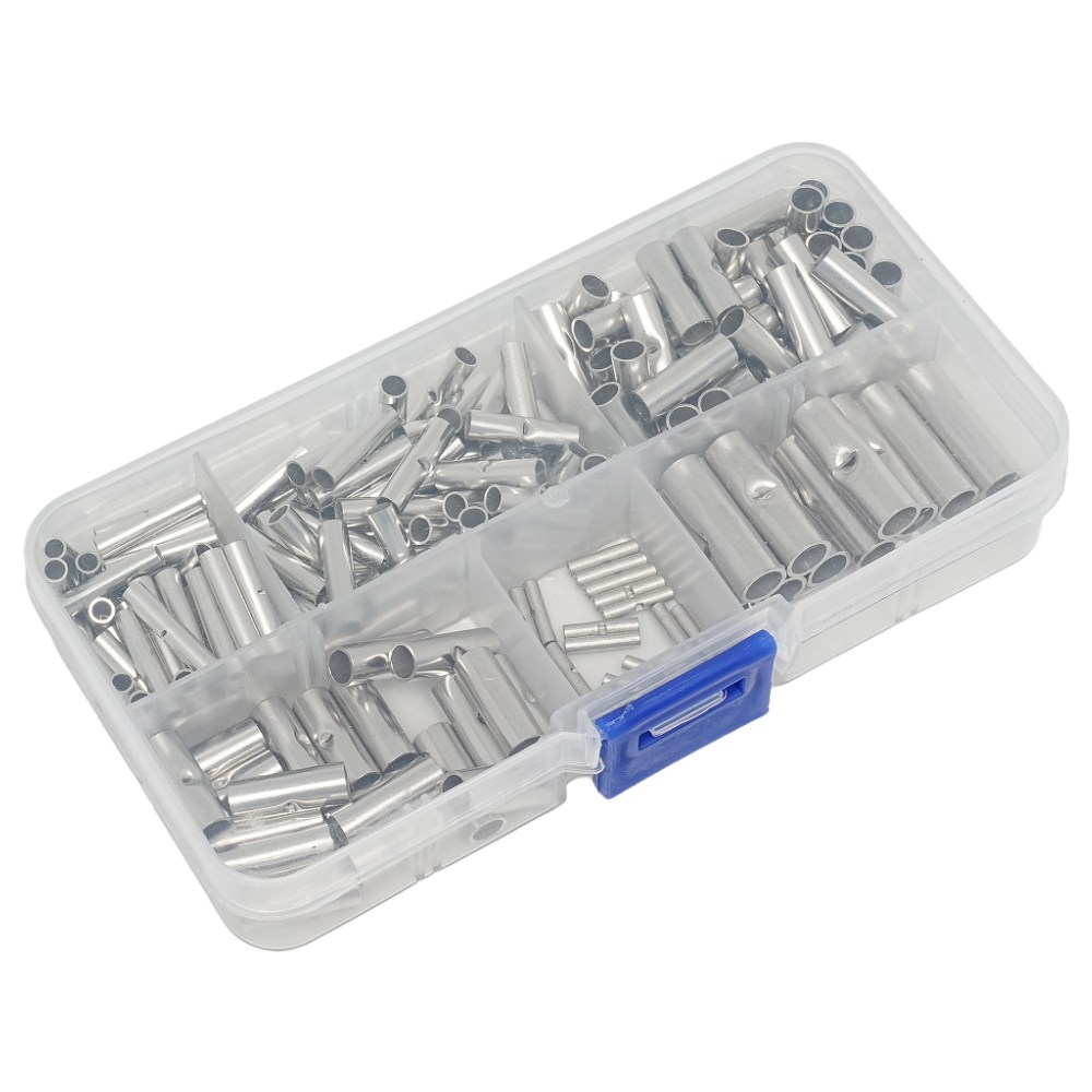 전선 케이블 연결 압착 단자 터미널 슬리브 베어 200PCS, 1개 8,100원