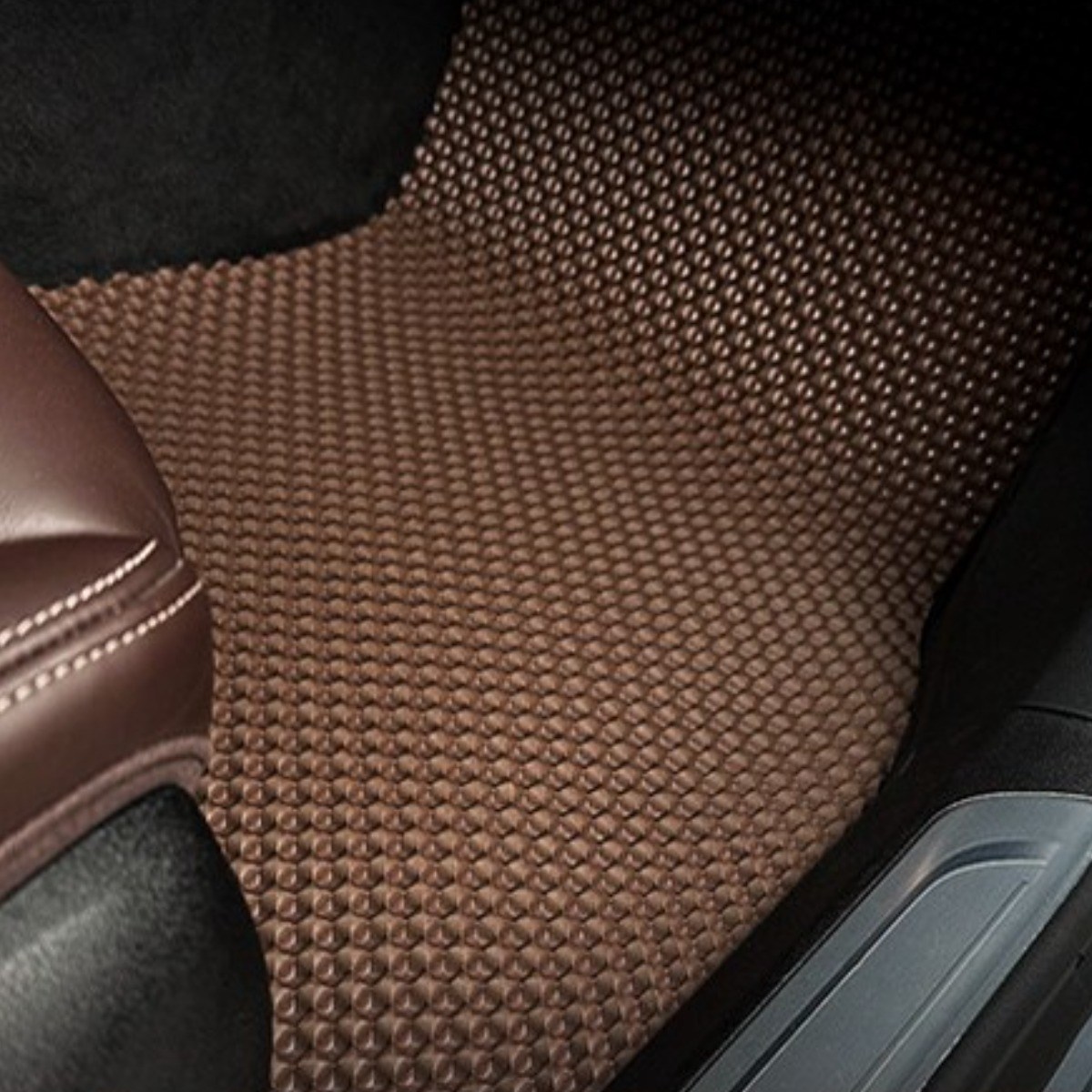 오토피아 다이아몬드 TPU 카매트 1열2열 세트 렉스턴 스포츠 칸 전용 (2019~), 브라운, 304_6 렉스턴스포츠칸 59,000원