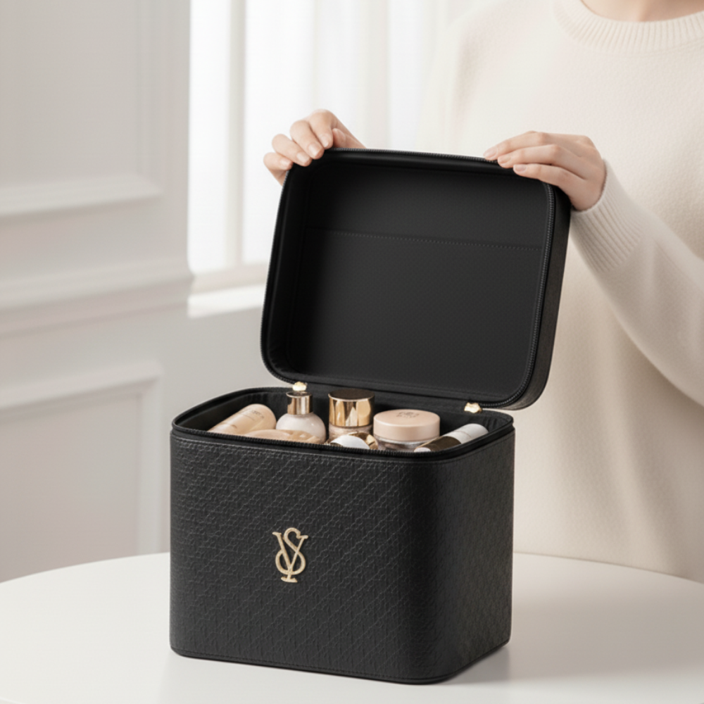 리테일베이 고급 화장품 가방, 블랙 19,900원