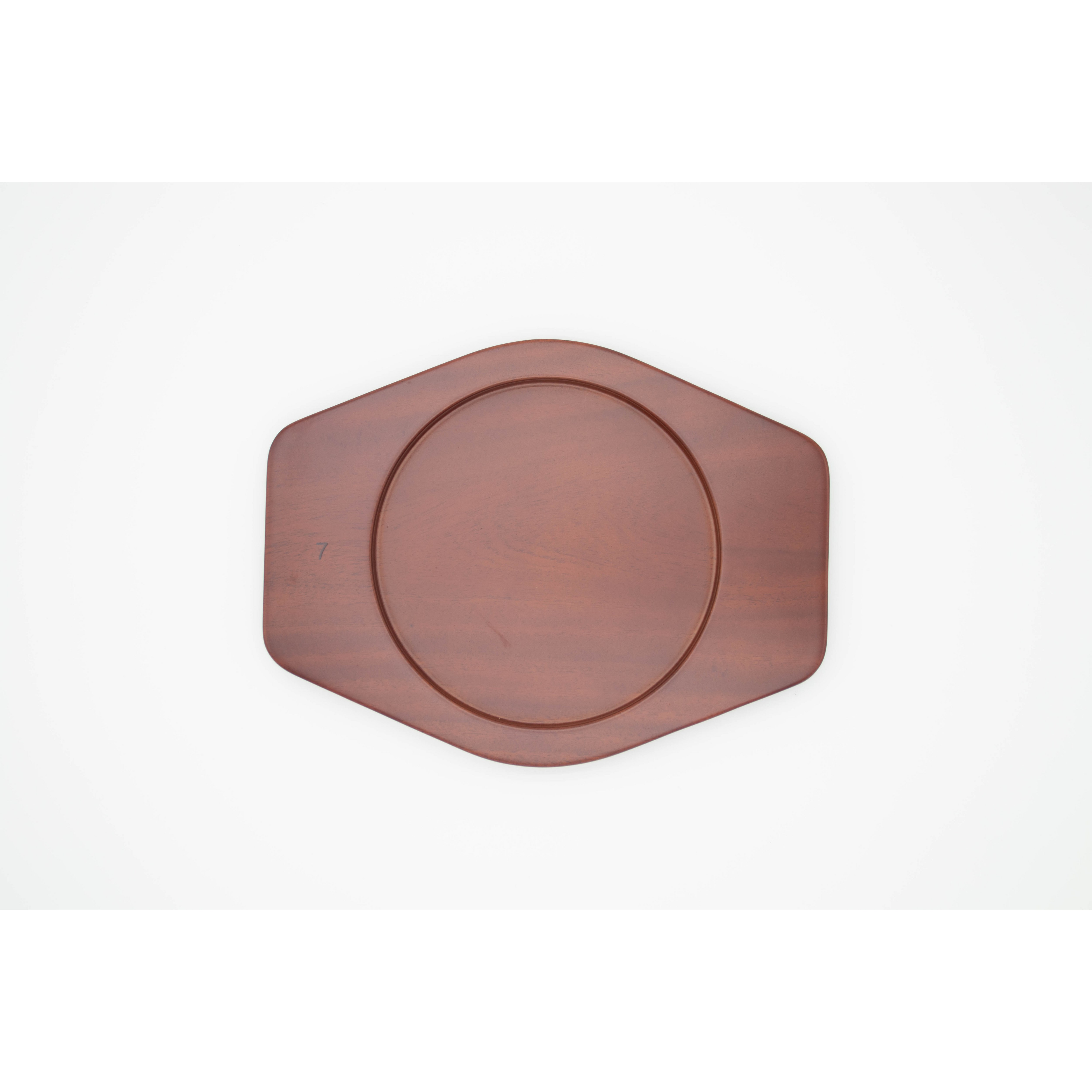 통원목 뚝배기 받침대 나무 냄비받침 우드 손잡이 내열 식탁 매트 우드 트레이, 1개 6,450원