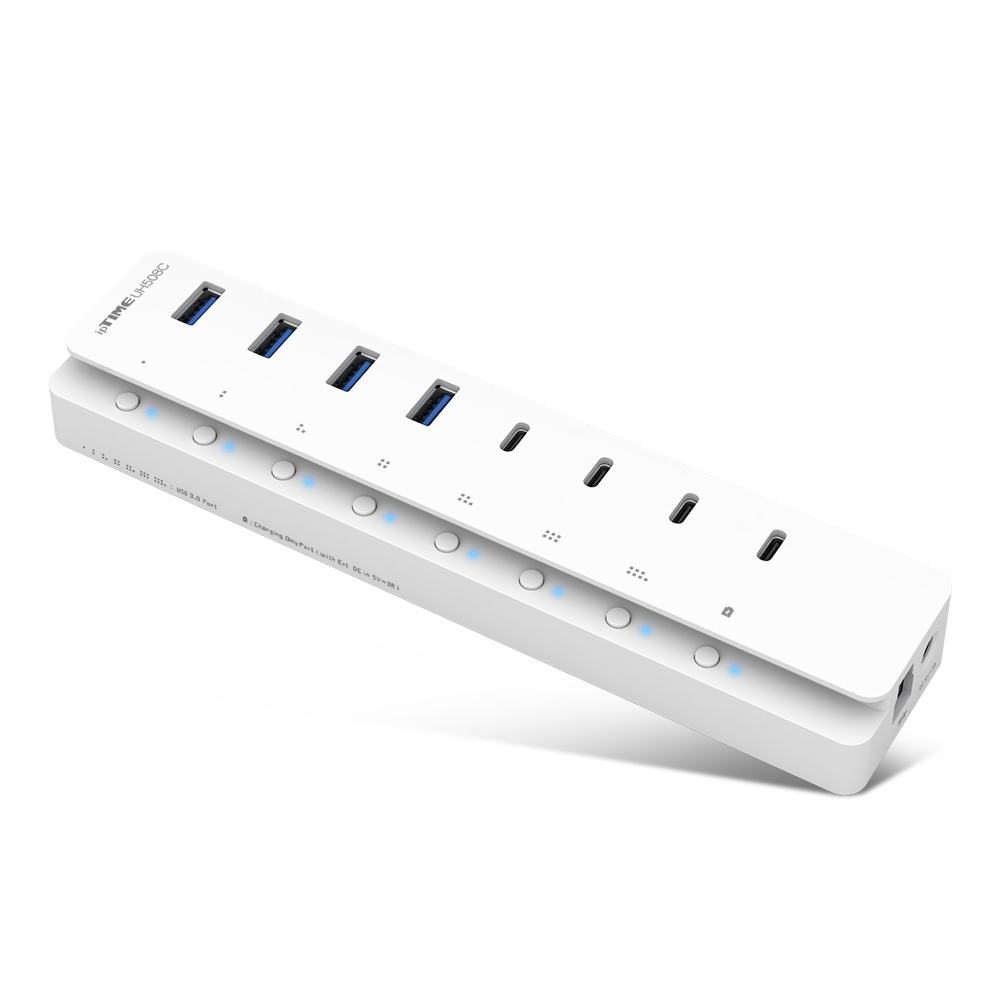 ipTIME UH508C 8포트 C타입 A타입 USB 허브 유전원 5Gbps속도 37,900원