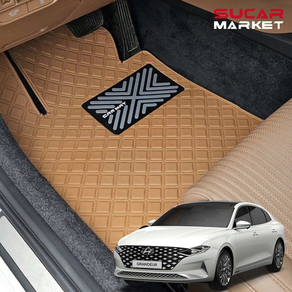 올카 2020 더뉴그랜저IG 하이브리드 스퀘어 가죽 바닥매트 차박 트렁크 자동차용품 49,500원