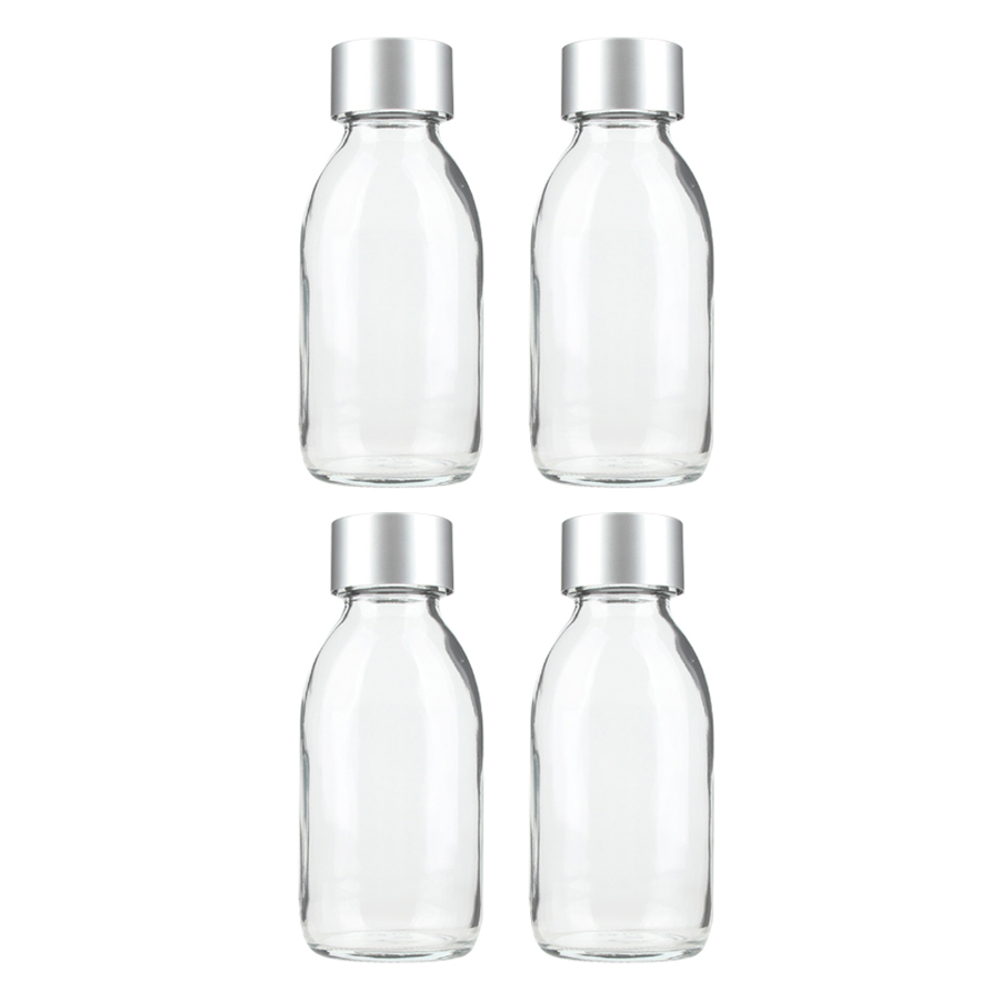 공병상회 OS더치100 투명 유리병 4p + 실버캡 4p 세트 7,900원