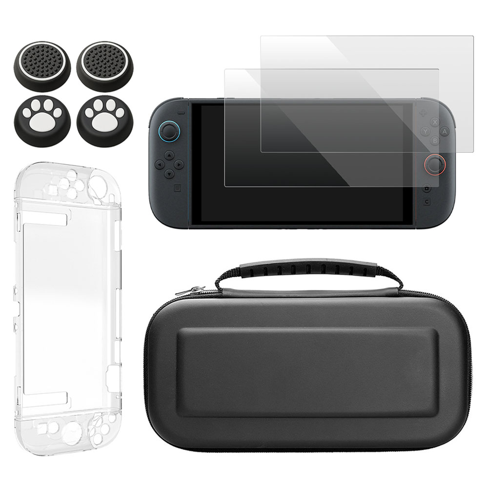 스페이스쉴드 닌텐도 스위치 2 호환 필수 게임 플레이 액세서리 에센셜 4종 세트, 혼합색상, 1세트, 단일상품 18,910원