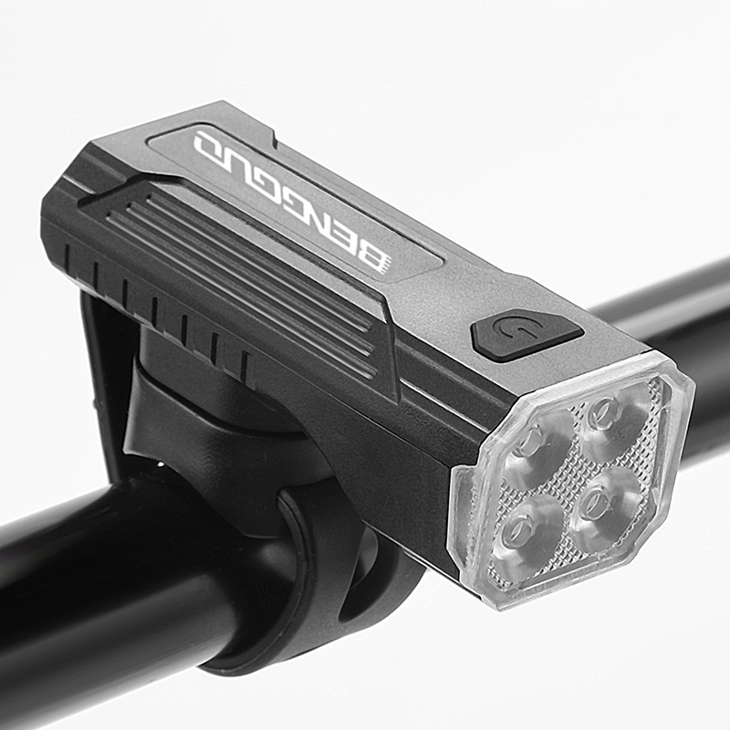 USB 충전식 초경량 자전거 라이트 50g, 1개, 블랙 5,200원