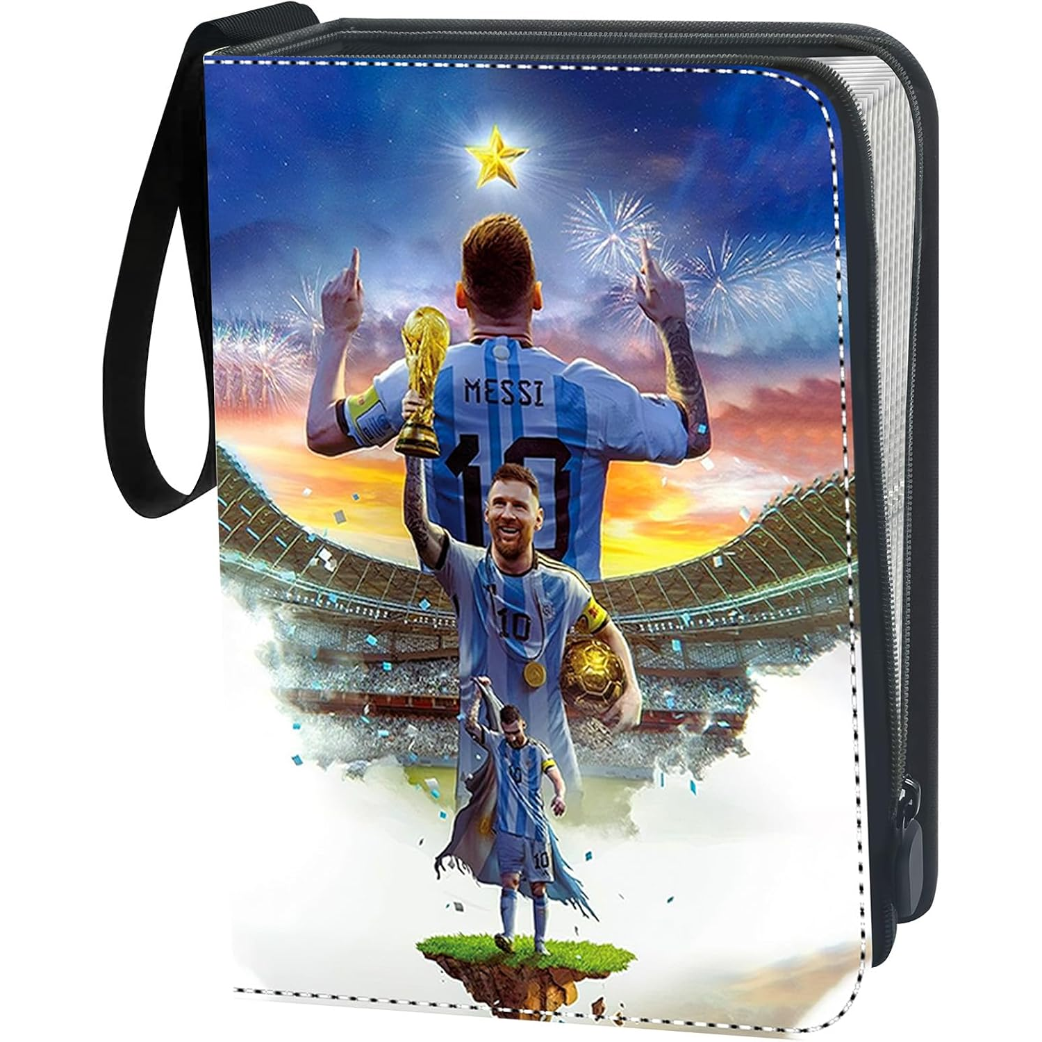 축구 카드 수집 앨범 대용량 포켓몬 440 장 포카 바인더 카드 보관함 스크랩북 게임 카드 수집함 PU 방수 재질, 푸른 색440 16,900원