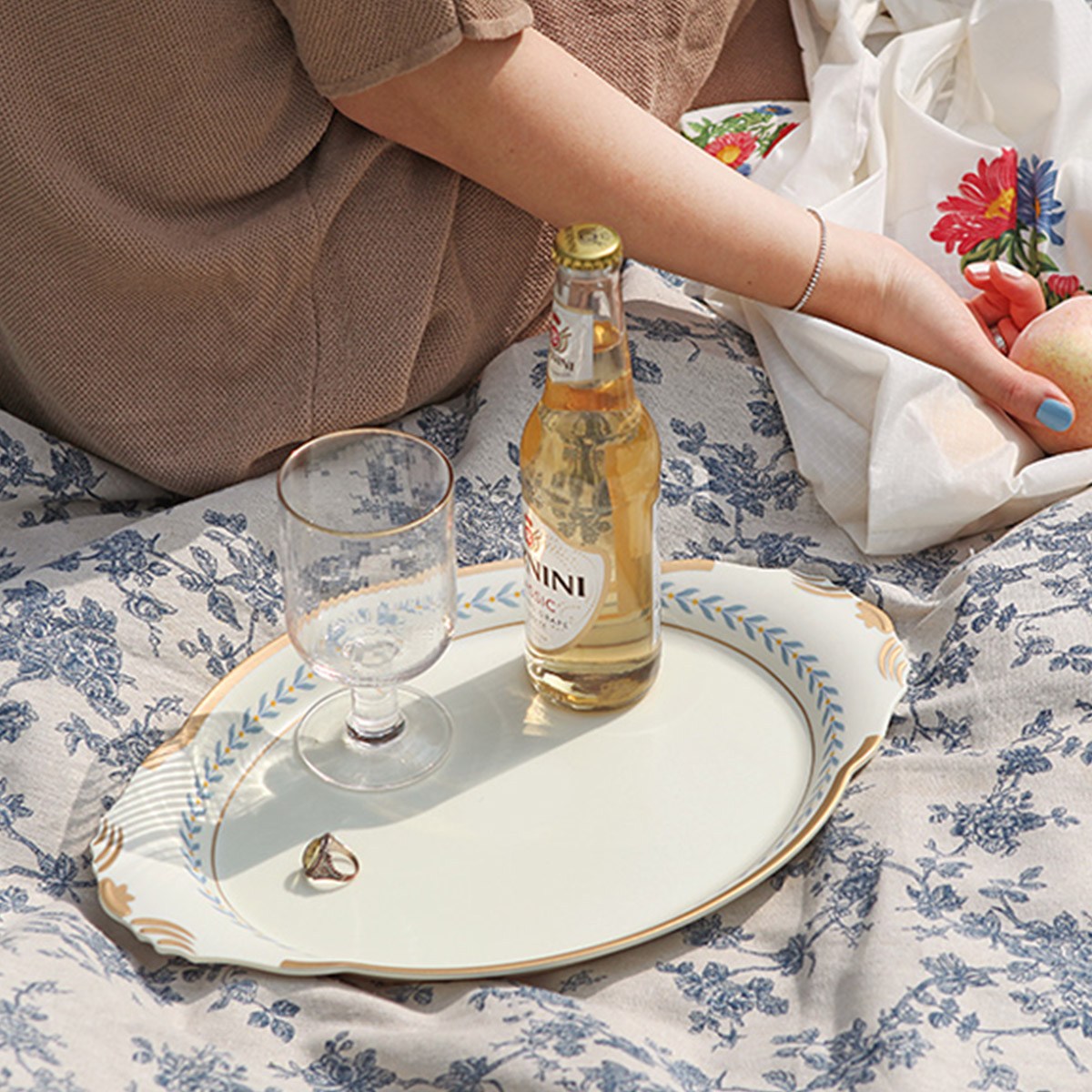 시라쿠스 로렐리프 멜라민 타원트레이 2P세트 2color 38,900원