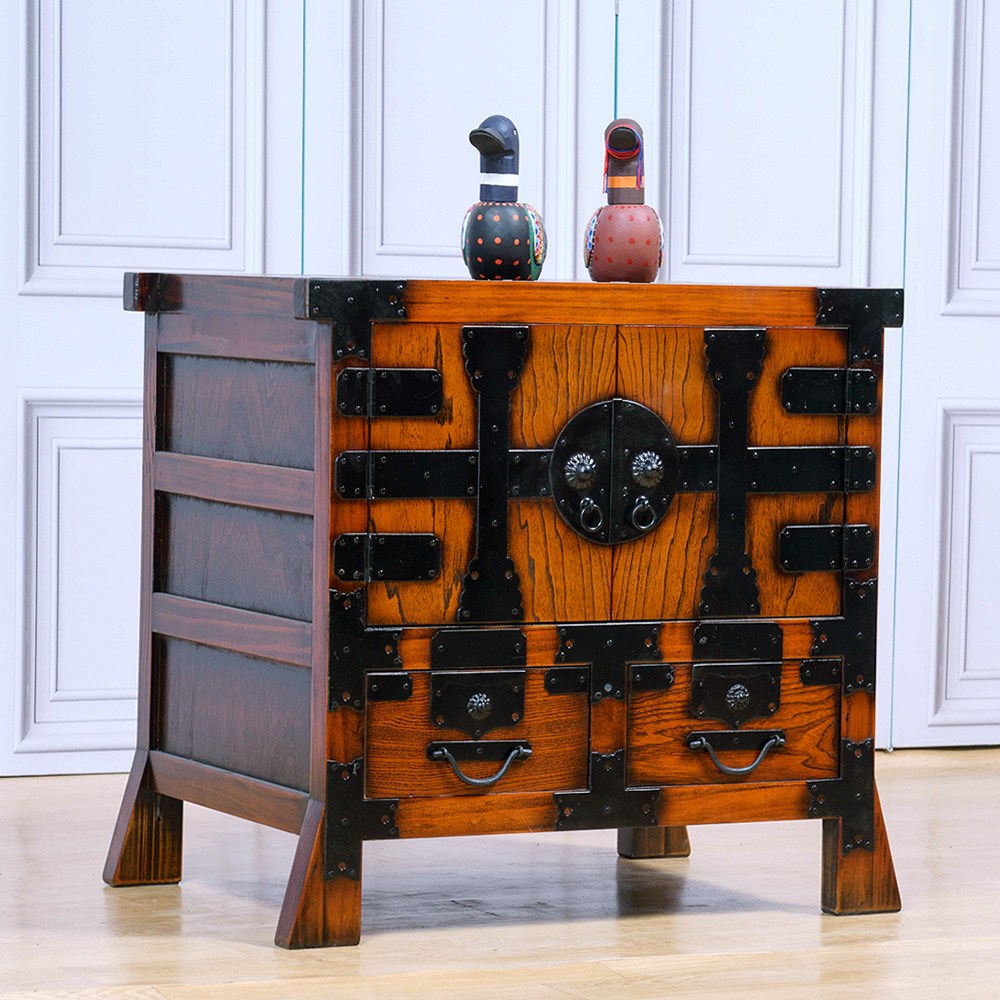 다한수제고가구 무쇠 머릿장 원목 엔틱  콘솔 수납장 장식장 292,000원