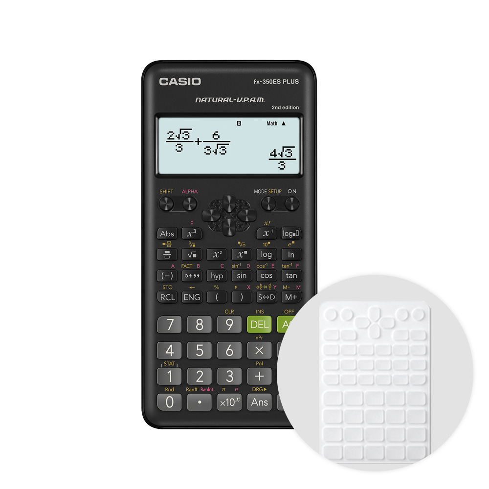 카시오 공학용계산기 FX-350ES PLUS 2 + 전용 키스킨, 단품 24,100원